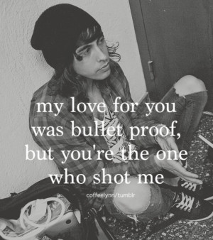 Bullet Proof Love by Pierce the Veil quote. Amazing band and song and ...