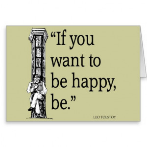 Leo Tolstoy Quote - Happiness - Quotes Cards