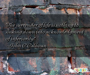 The surrender of life is nothing to