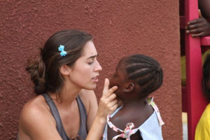 Katie, almost 23, now has 13 daughters living with her in Uganda.