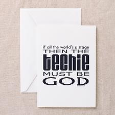 Techie God Greeting Card for