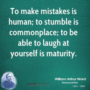 Make Mistakes Human Stumble