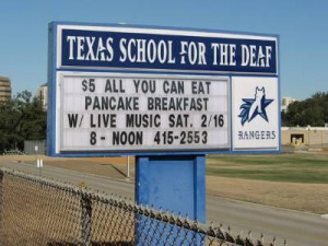 SCHOOL FOR THE DEAF???