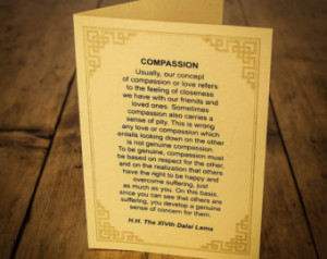Handmade Cards of “Compassion”, “Tolerance”,” Loving ...