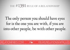 am a firm believer of this. Call me old fashioned, but if you are in ...