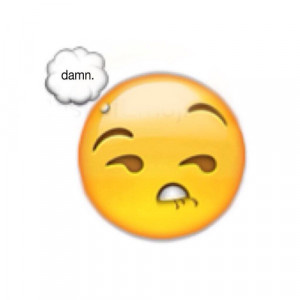 Most popular tags for this image include: emoji, damn and funny