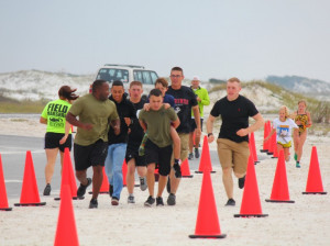 Boy running marathon breaks prosthetic leg in half, Marines carry him ...