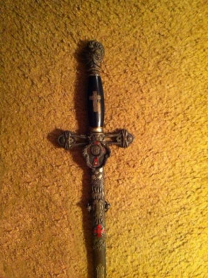 Knights Templar sword (Masonic)