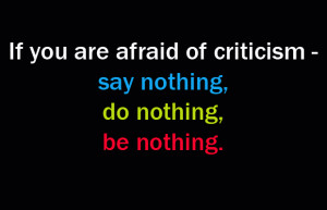inspirational quotes about criticism