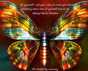 Be yourself- not your idea of what you think somebody else's idea of ...