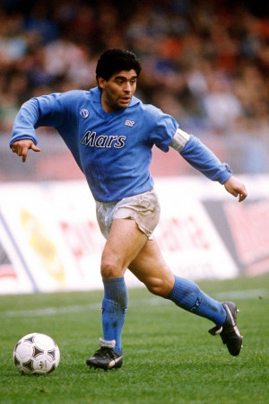 Maradona before his Serie A debut, 1984