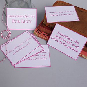 Friendship Quotes Gift