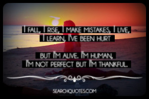 Not Perfect, But I'm Thankful