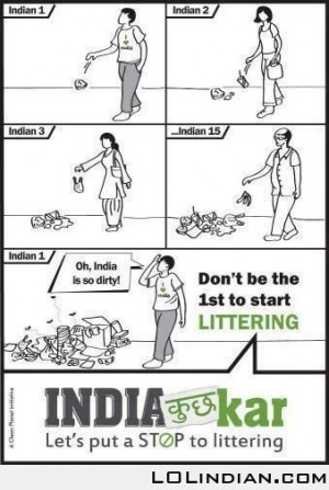 ... sociological reasons behind India's lack of cleanliness and hygiene