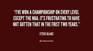 Steve Blake Quotes