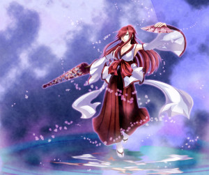 Erza Scarlet Fairy Tail Red Hair Anime Girl Kimono HD Wallpaper ...