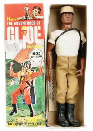 vinyl Negro Adventurer action figure, from the Adventures of G.I. Joe ...