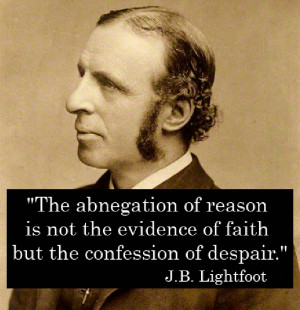 Today (April 13) was the birthday of J.B. Lightfoot (1828-1889 ...