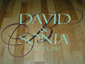Wall Decal Quote Floor Decal Wedding Dance by touchofbeautydesigns, $ ...
