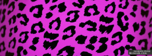 Purple Cheetah Print Facebook Timeline Cover