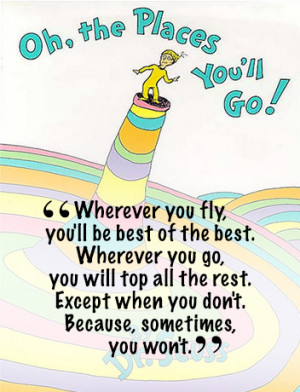 Dr Seuss Quotes OH the Places You Will Go By