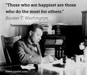 ... happiest are those who do the most for others