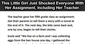 This little girl shocked everyone with her story (06 Photos)