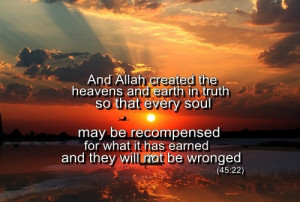 Why Allah created heavens and earth | Islamic Quotes