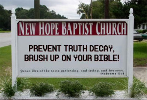 Church Sign Board Sayings