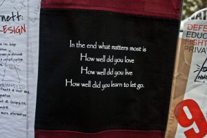 in the end what matters most..