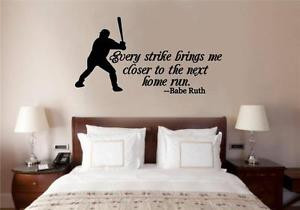 ... Babe-Ruth-Quote-Vinyl-Decal-Wall-Stickers-Words-Lettering-Sports-Decor