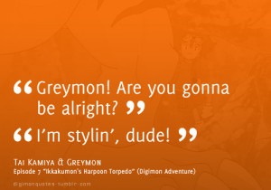 ... & Tentomon, episode 2 “The Birth of Greymon” (Digimon Adventure