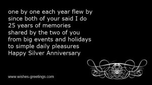 2nd Wedding Anniversary Quotes Short 25th marriage wishes
