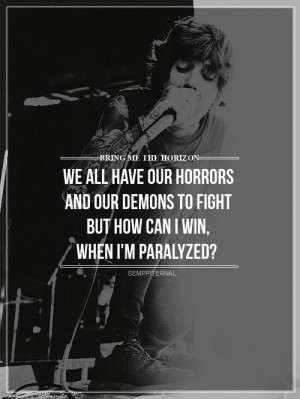 Back > Gallery For > Bring Me The Horizon Quotes
