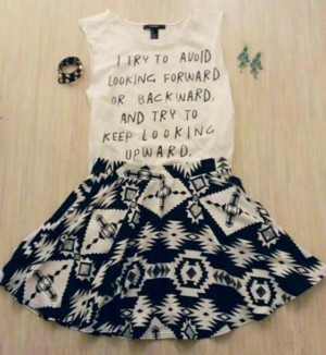 Cute Skirt And Shirt