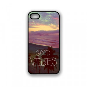 Good Vibes Hipster Quote iPhone 5c Case Fits iPhone 5c - Designer TPU ...