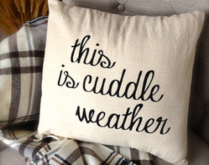 ... Is Cuddle Weather Pillow Cover in Natural Linen, warm up this winter