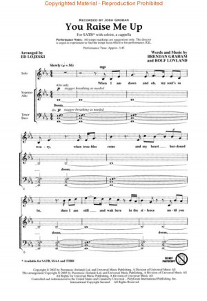 Search Results for: You Raise Me Up Violin Sheet Music