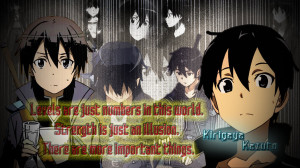Kirito Wallpaper + Quotes by shuk-kirito