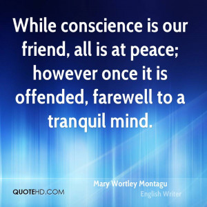 Mary Wortley Montagu Peace Quotes