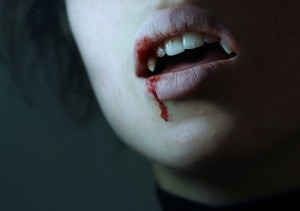 blood, cover, girl, photo, photography, teeth, vampire
