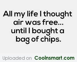 Funny Quote: All my life I thought air was...