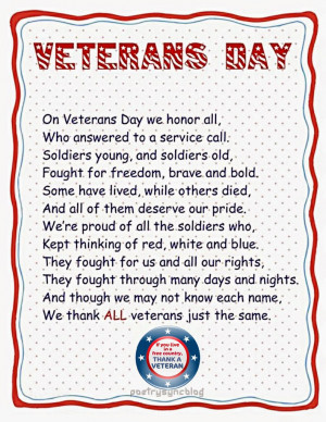 Veterans Day Wishes Quotes, Poems and Sayings Pitures | Poetry