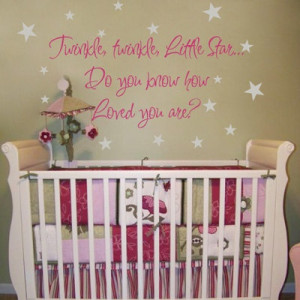 BabyGirl nursery wall sticker~ Wall stickers /quotes are such a good ...