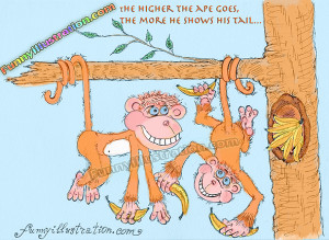 cute cartoon monkey pictures funny monkey silly monkeys drawing humor ...