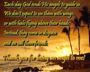 God Sends Us Angels Quotes