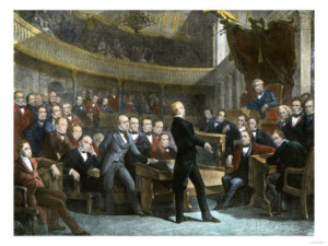 ... Arguing in the Us Senate for the Compromise of 1850 to Avert Civil War