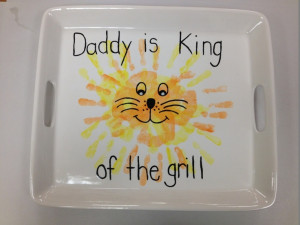 King of the Grill PlatterFootprints Art, Fair Ideas, Baby Ideas2, Gift ...