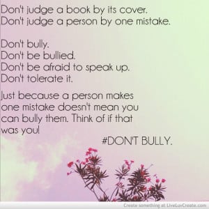 Dont Bully