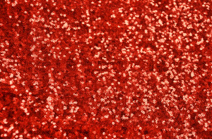 Red Sequin Tablecloth